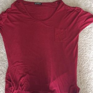 Cotton on red tee
